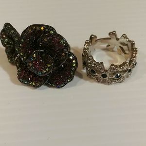 🎉2/$16 2 Costume Ring Lot